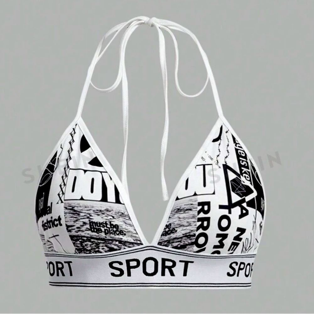 Bikini Top 🖤 Shein XL NWT Sport